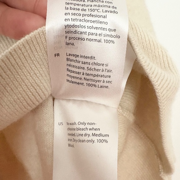 COS boiled wool funnel neck sweater - Picture 6 of 8